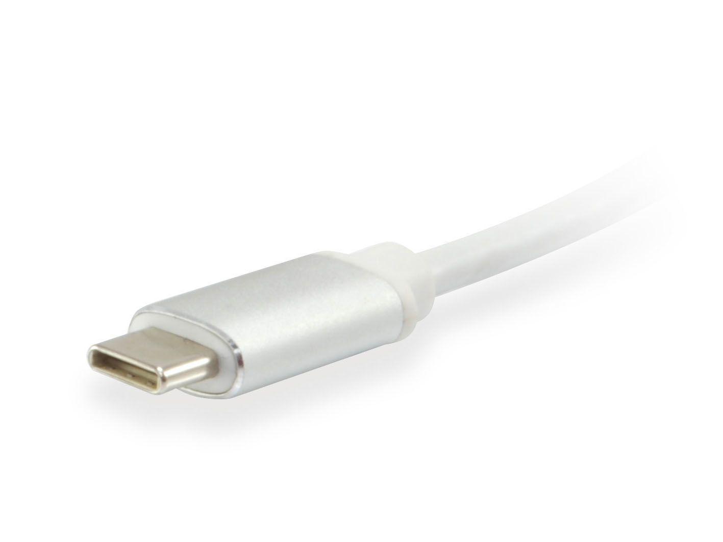 Adaptador USB-C para VGA EQUIP 133451 (15 cm - USB Type C - Branco), miniatura 4