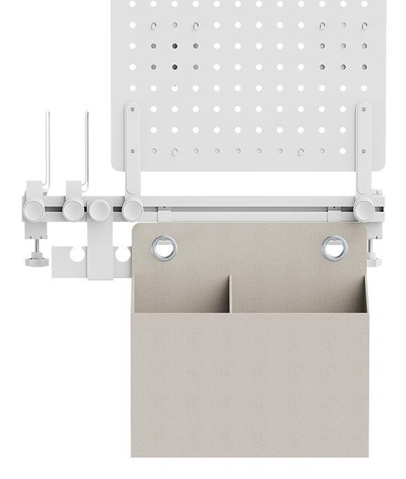 Organizador de Parede LOGILINK PB0101 (Aço, plástico - Branco), miniatura 3