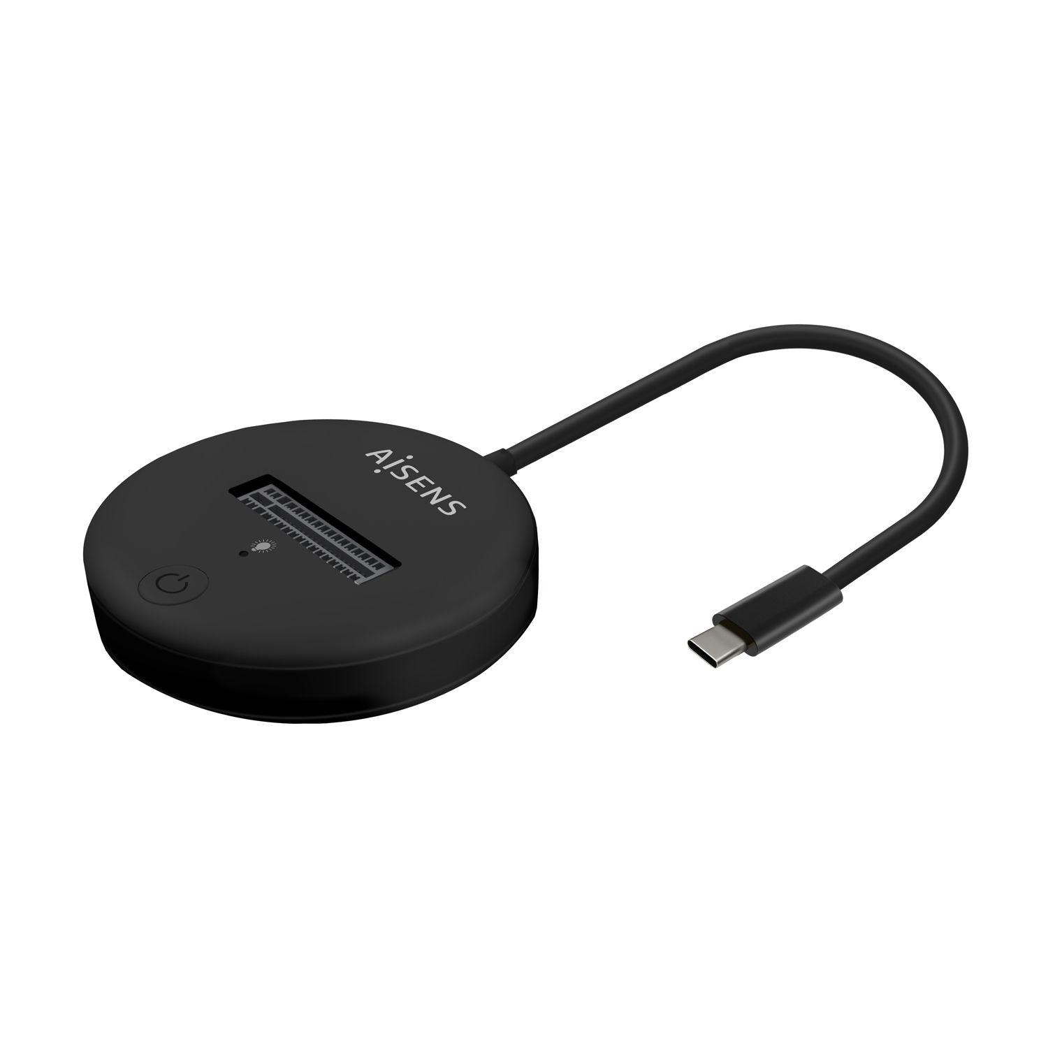 Caixa Externa M.2 AISENS ASUC-M2D013-BK (2 TB - M.2 - SATA - Preto)