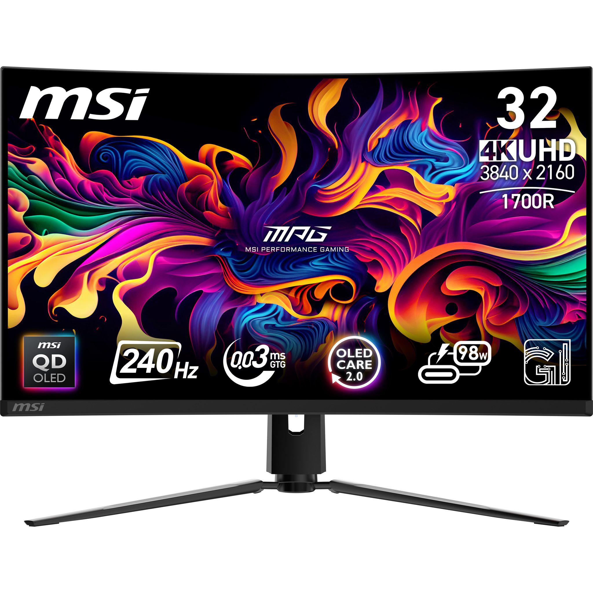 Monitor MSI MPG 321CURXDE QD-OLED (31,5" - QD-OLED - 240 Hz - Preto)