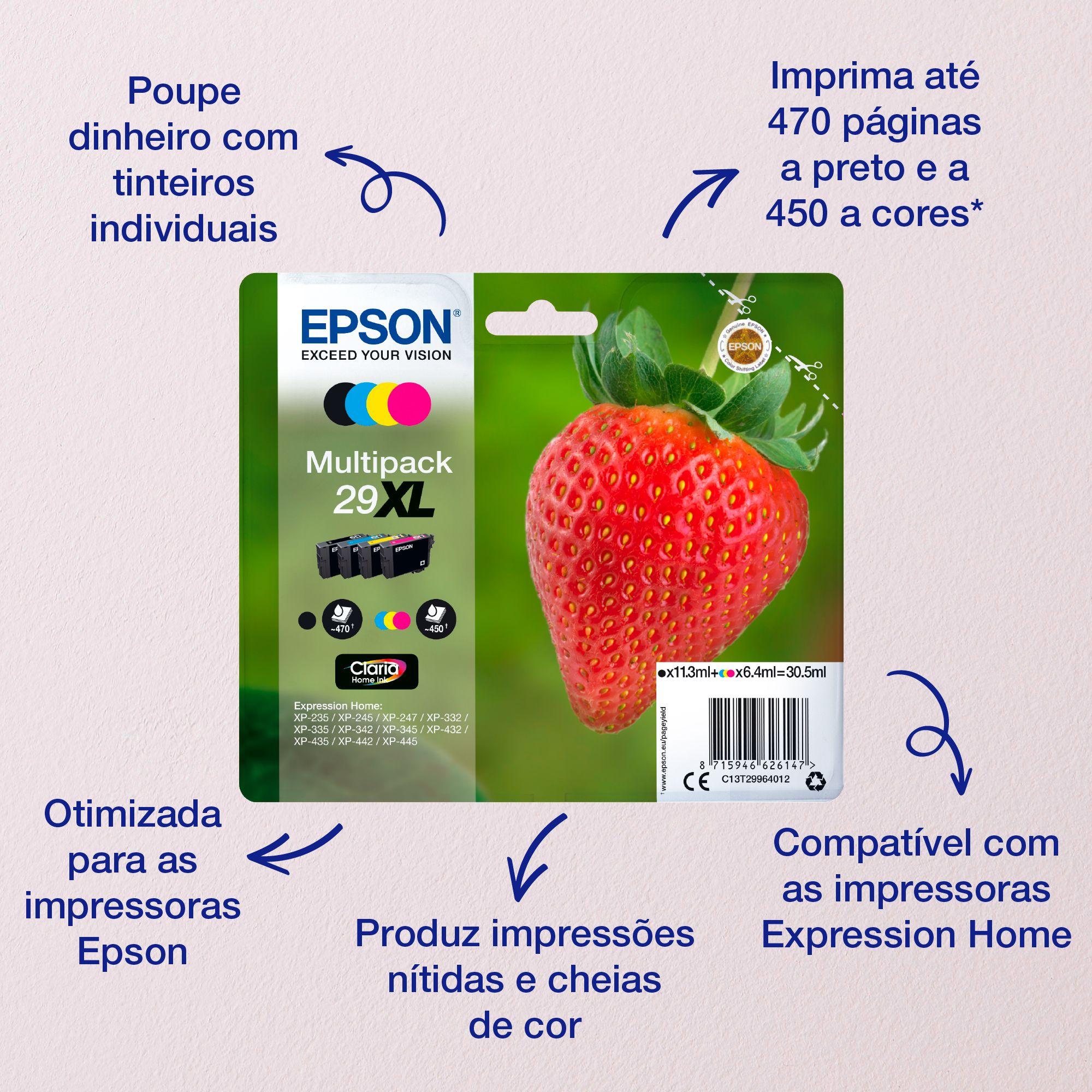 Multipack de Tinteiros EPSON 29 EasyMail (Preto, Ciano, Magenta e Amarelo) — miniatura 2