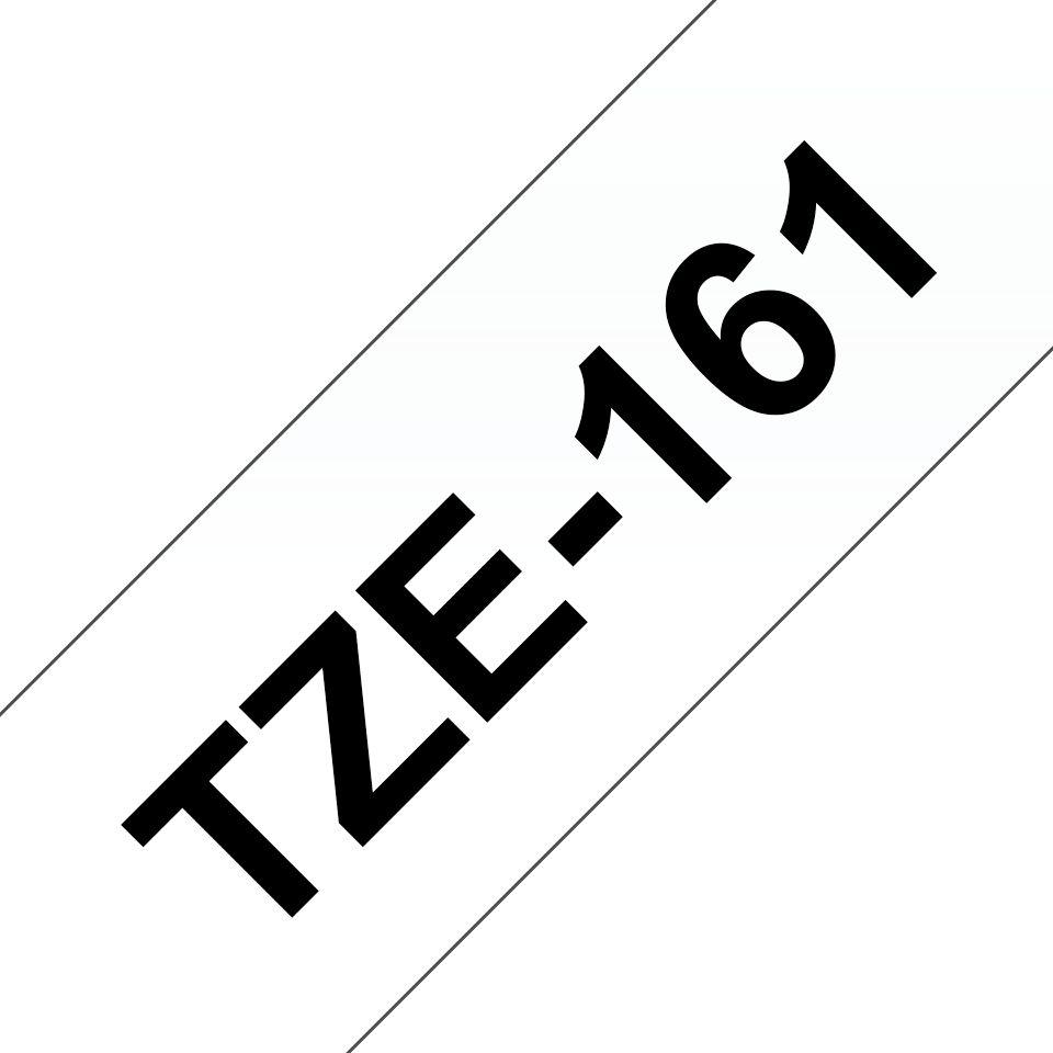 Fita de Impressão BROTHER TZe-161 (Preto sobre Transparente)