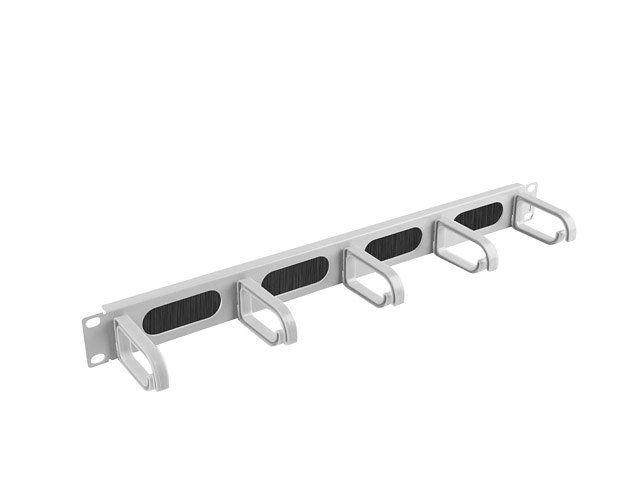 Painel Organizador de Cabos LANBERG AK-1203-S (Rack 19" - 1U - Cinzento)