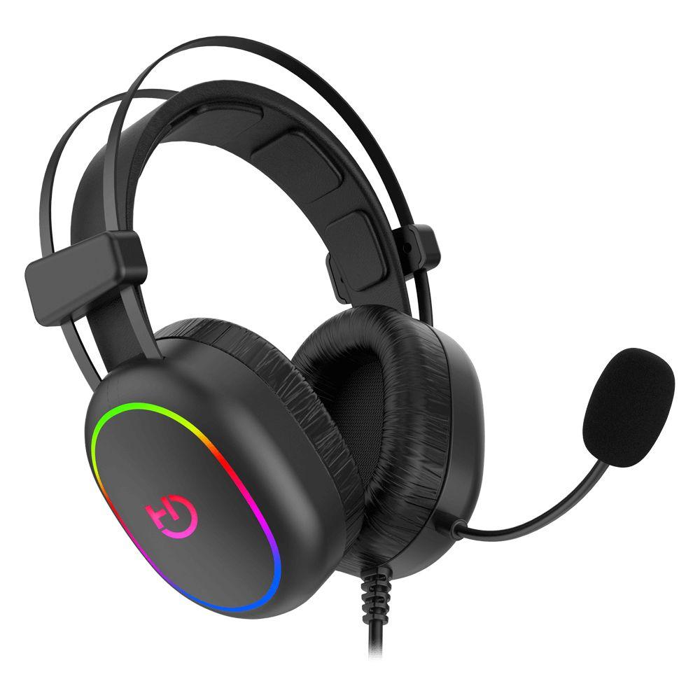 Headset Gaming HIDITEC Erys ARGB (Binaural - Com fios - Circum-aural - Preto), miniatura 4