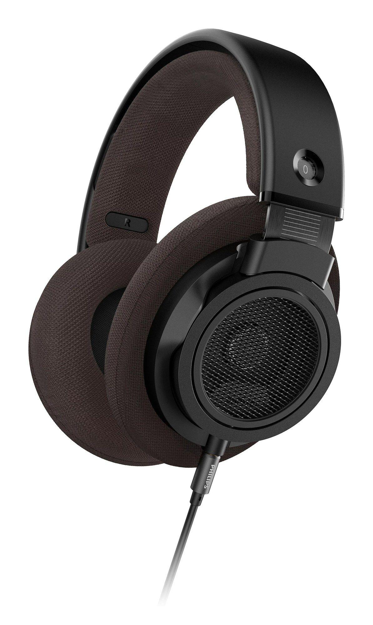 Auscultadores PHILIPS SHP9500CY/00 (Binaural - Com fios - Circum-aural - Preto/Castanho)