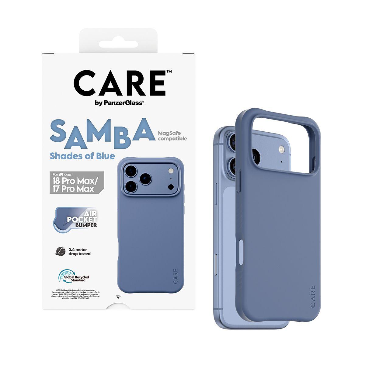 Capa PANZERGLASS CARE Samba Case iP17/18 Pro Max (Azul), miniatura 5