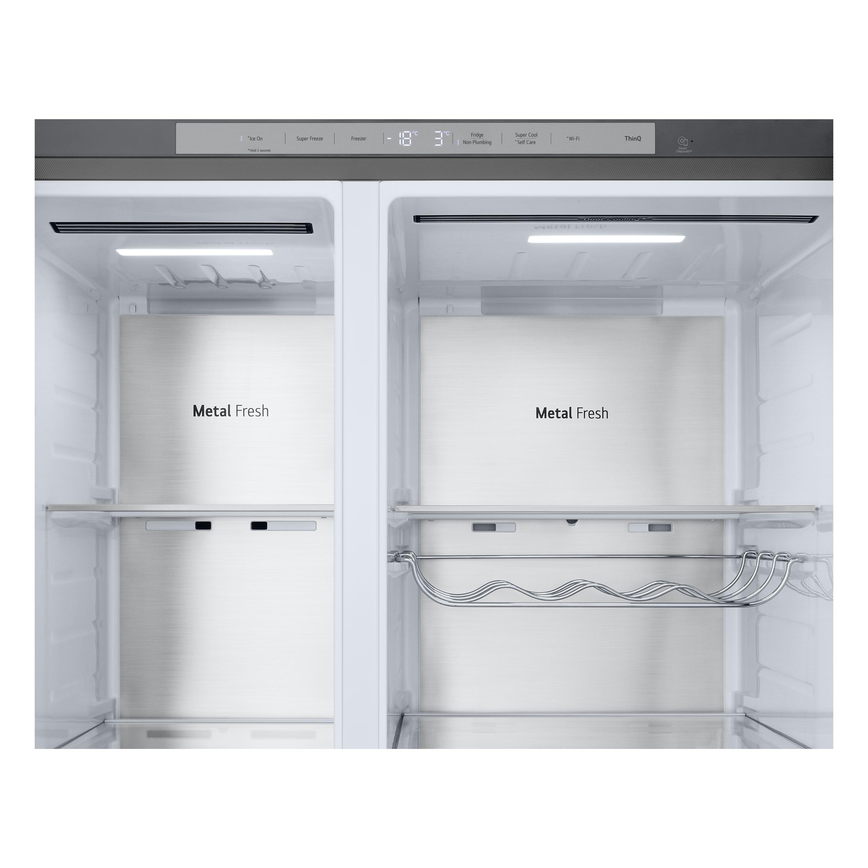 Frigorífico Americano Independente LG GSLE91MBAC (628 L - 179x91x74 cm - Metálico), miniatura 5