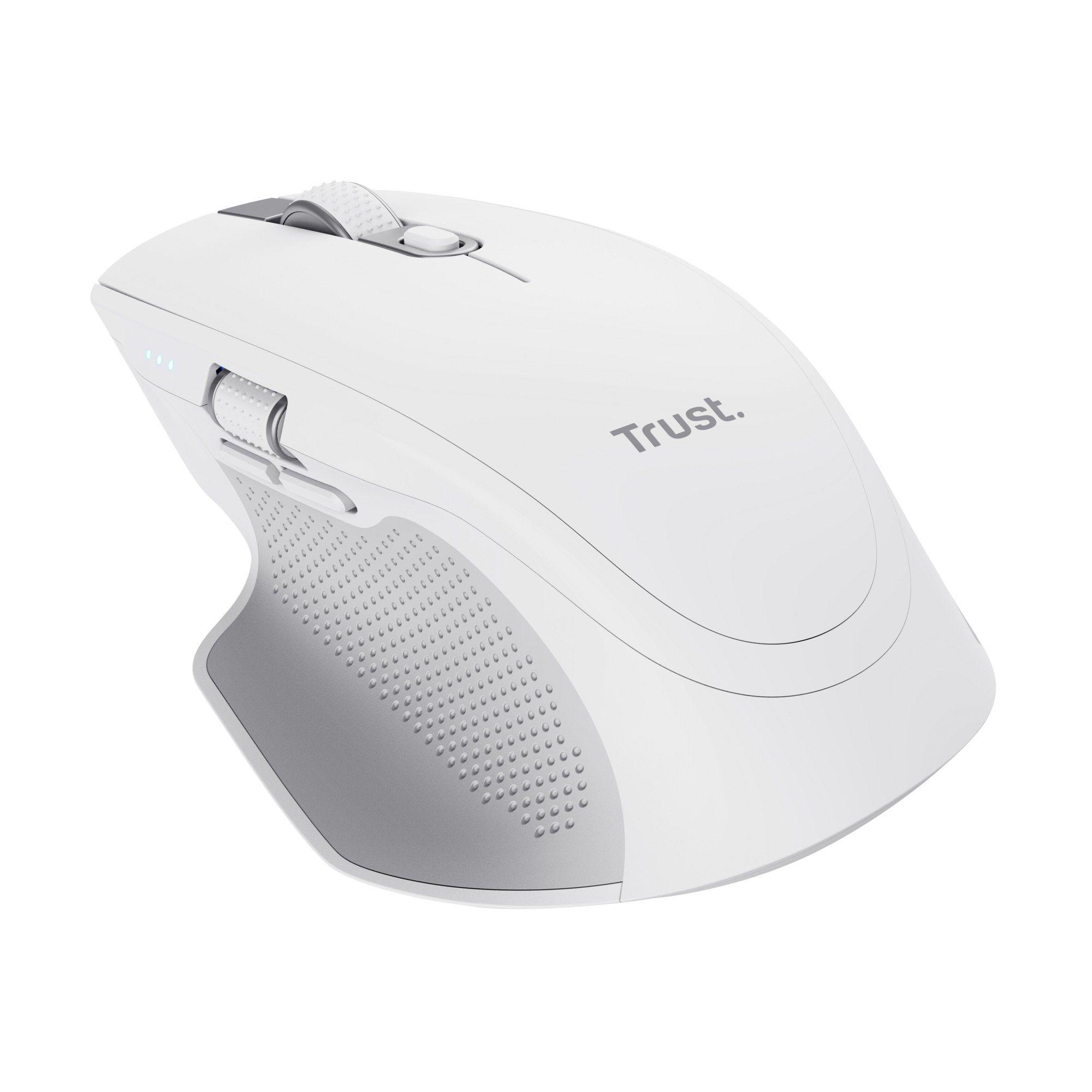 Rato TRUST Ozaa+ (Mão direita - 3200 DPI - Ótico - Branco), miniatura 2