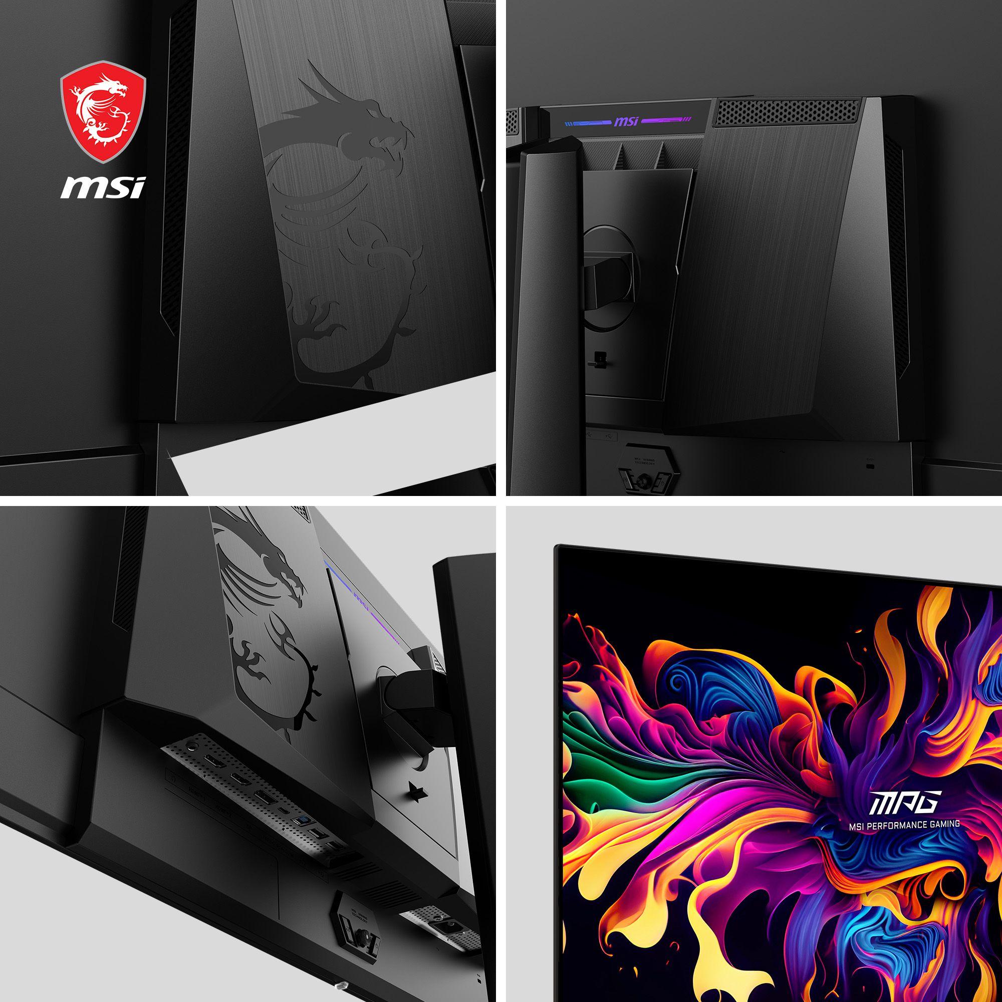 Monitor MSI MPG 271QRXDE QD-OLED (26,5" - QD-OLED - 360 Hz - Preto) — miniatura 4