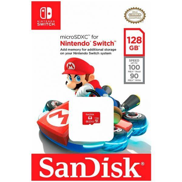 Cartão de Memória SANDISK SDSQXAO-128G-GNCZN (128GB - Classe 10 - Até 100 MB/s - Vermelho e Branco), miniatura 3