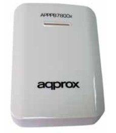 Powerbank APPROX APPPB7800W (7800 mAh - Micro-USB - Branco)