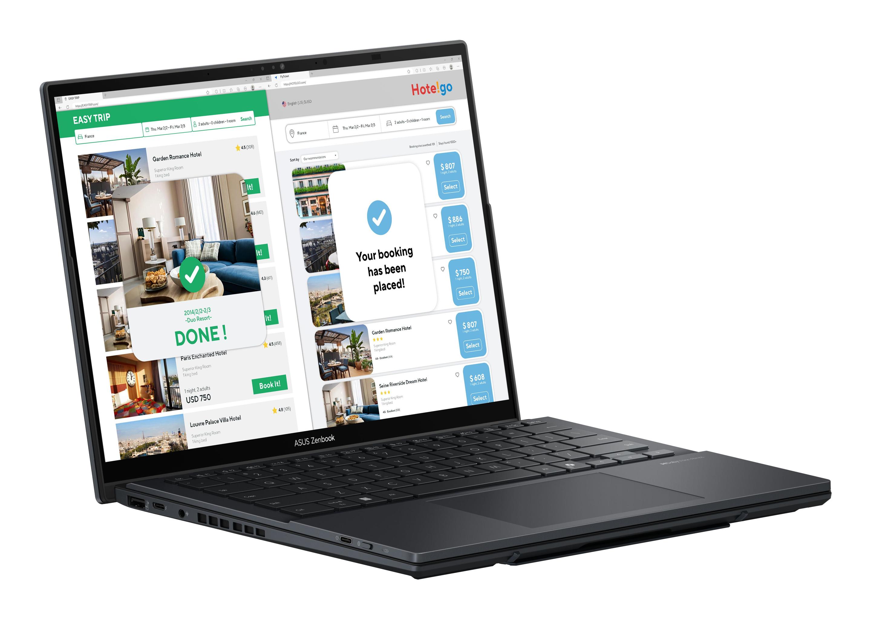 Portátil Híbrido ASUS Zenbook Duo UX8406CA-QL336W (Core Ultra 7 255H - 32GB - 1TB SSD - OLED 14" - Layout ES - Cinzento) — miniatura 8