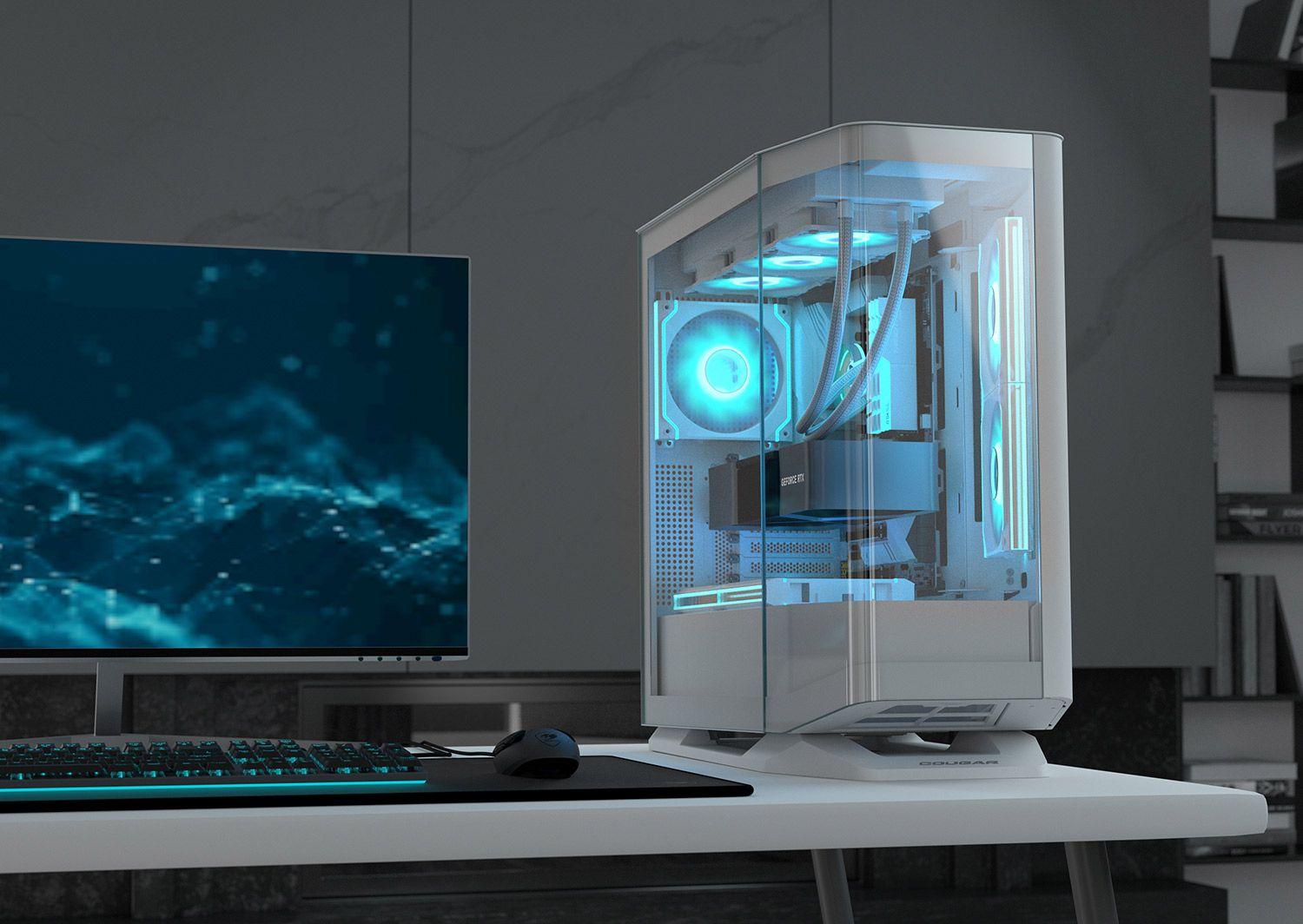 Caixa de Computador COUGAR FV270 ARGB (Midi Tower - 18 cm - 45 cm - Branco) — miniatura 21