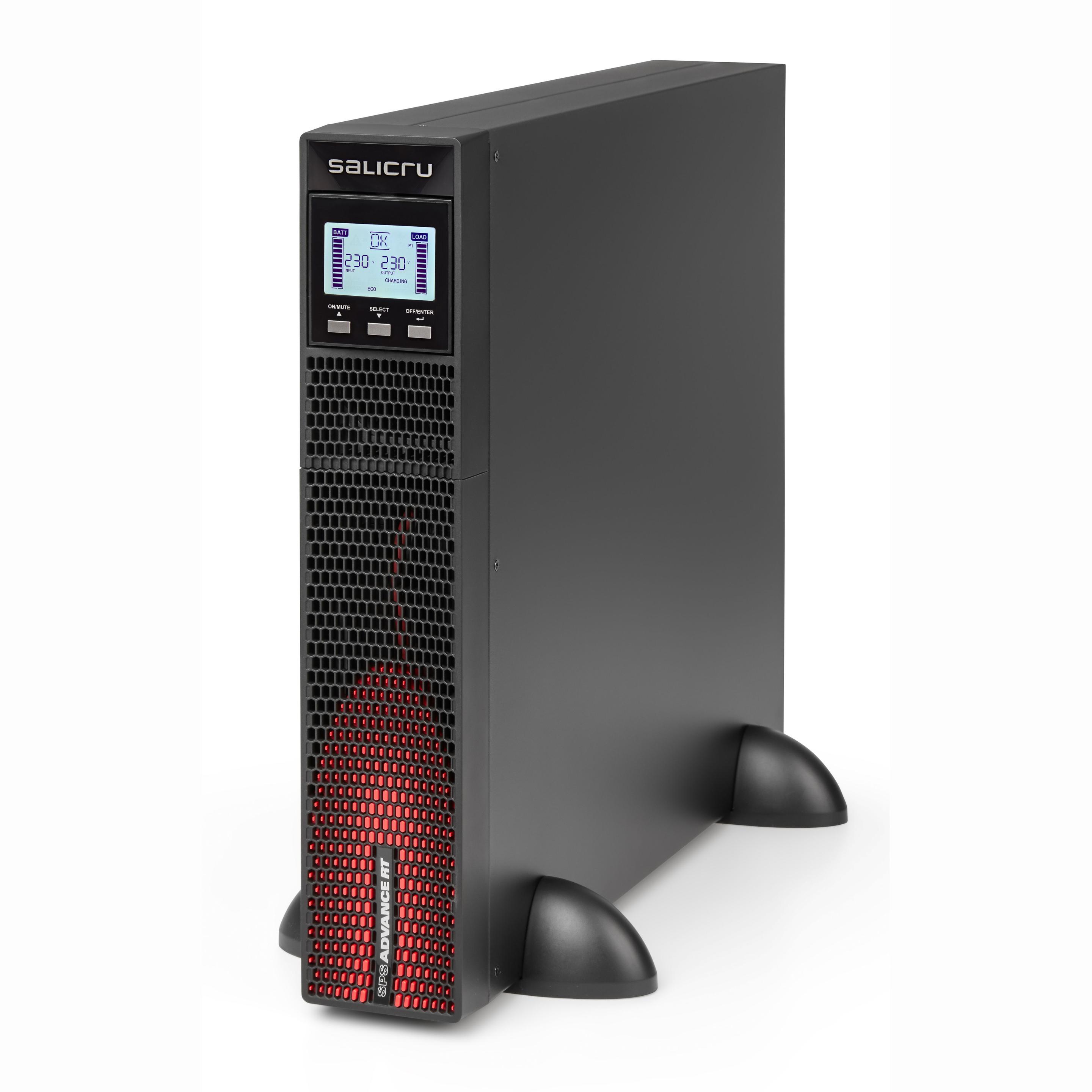 Sistema de Alimentação Ininterrupta SALICRU SPS 800 ADV RT2 (Windows, Linux, Mac - Acoplador C13 - Preto)
