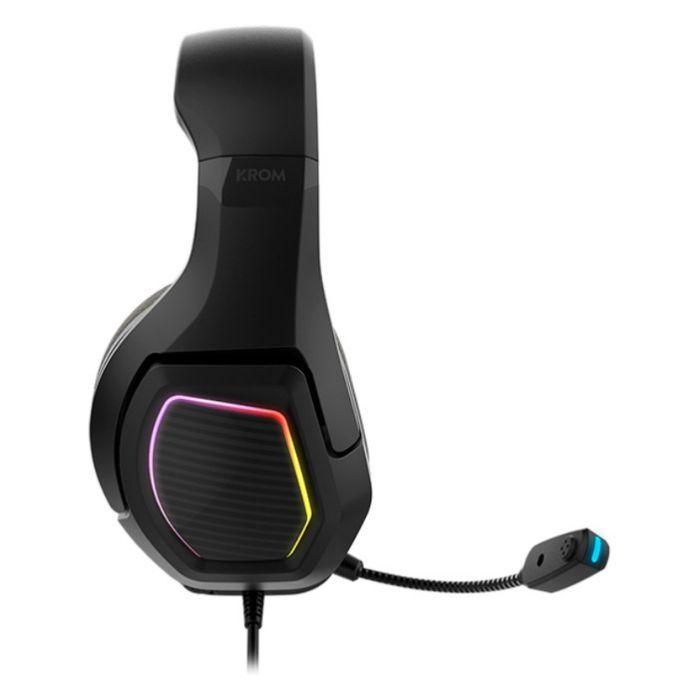 Headset Gaming KROM Kopa 7.1 (Binaural - Com fios - Circum-aural - Preto), miniatura 3