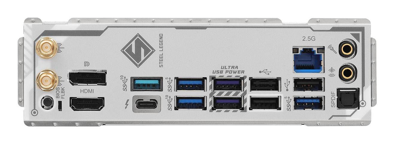 Motherboard ASROCK B860 Steel Legend WiFi (LGA 1851 - Intel Core Ultra - ATX - Branco), miniatura 5