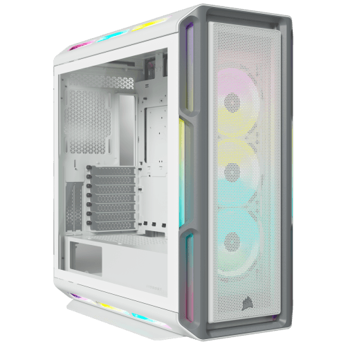Caixa PC CORSAIR iCUE 5000T RGB (ATX, EATX, micro ATX - Midi Tower - Multicor - Branco) — miniatura 3