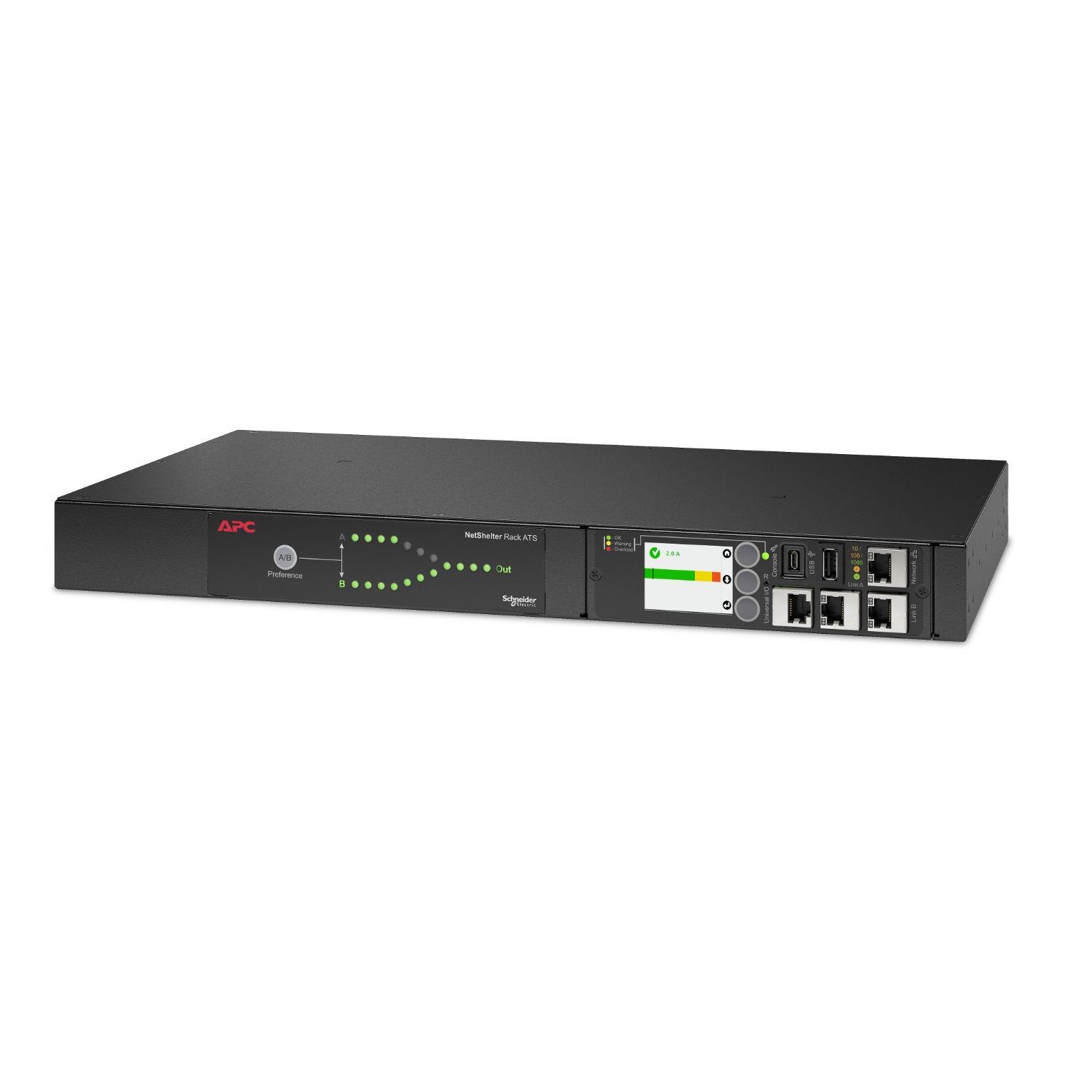 Comutador de Transferência Automática APC AP4423A (Acopladores C13 e C19 - Preto)