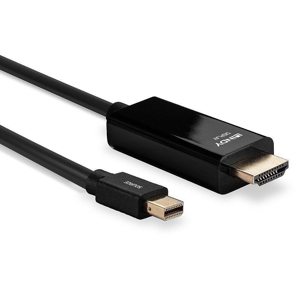 Cabo Mini DisplayPort para HDMI LINDY 36928 (3 m - Macho - Preto) — miniatura 3