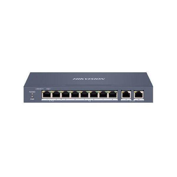 Switch PoE Gerível HIKVISION DS-3E1310HP-EI (5,6 Gbit/s - Fast Ethernet - Cinzento) — miniatura 2