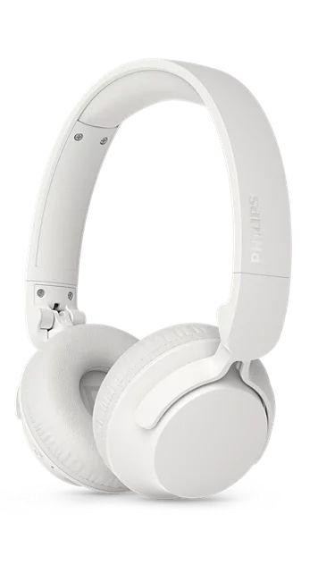 Auscultadores PHILIPS TAH4500WT/00 (Binaural - Sem fios - Supra-aural - Branco)