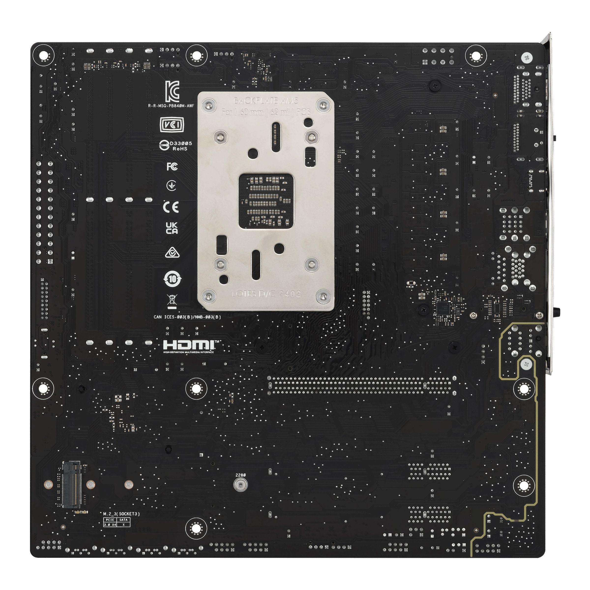 Motherboard ASUS PRIME B840M-A WIFI (AM5 - micro ATX - Duplo canal) — miniatura 8