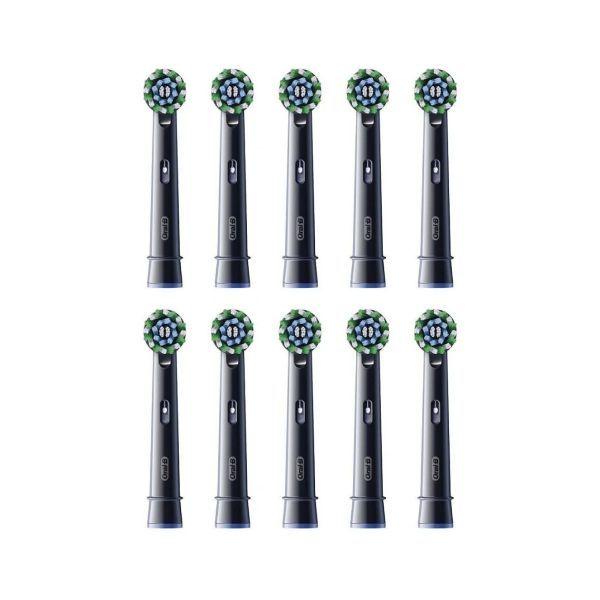 Cabeças de Escova de Dentes ORAL-B Cross-Action (Preto)