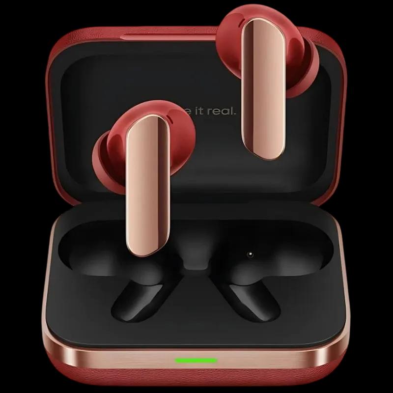 Auscultadores REALME Buds Air 7 Pro (Bluetooth 5.4 - IP55 - ANC - Vermelho)