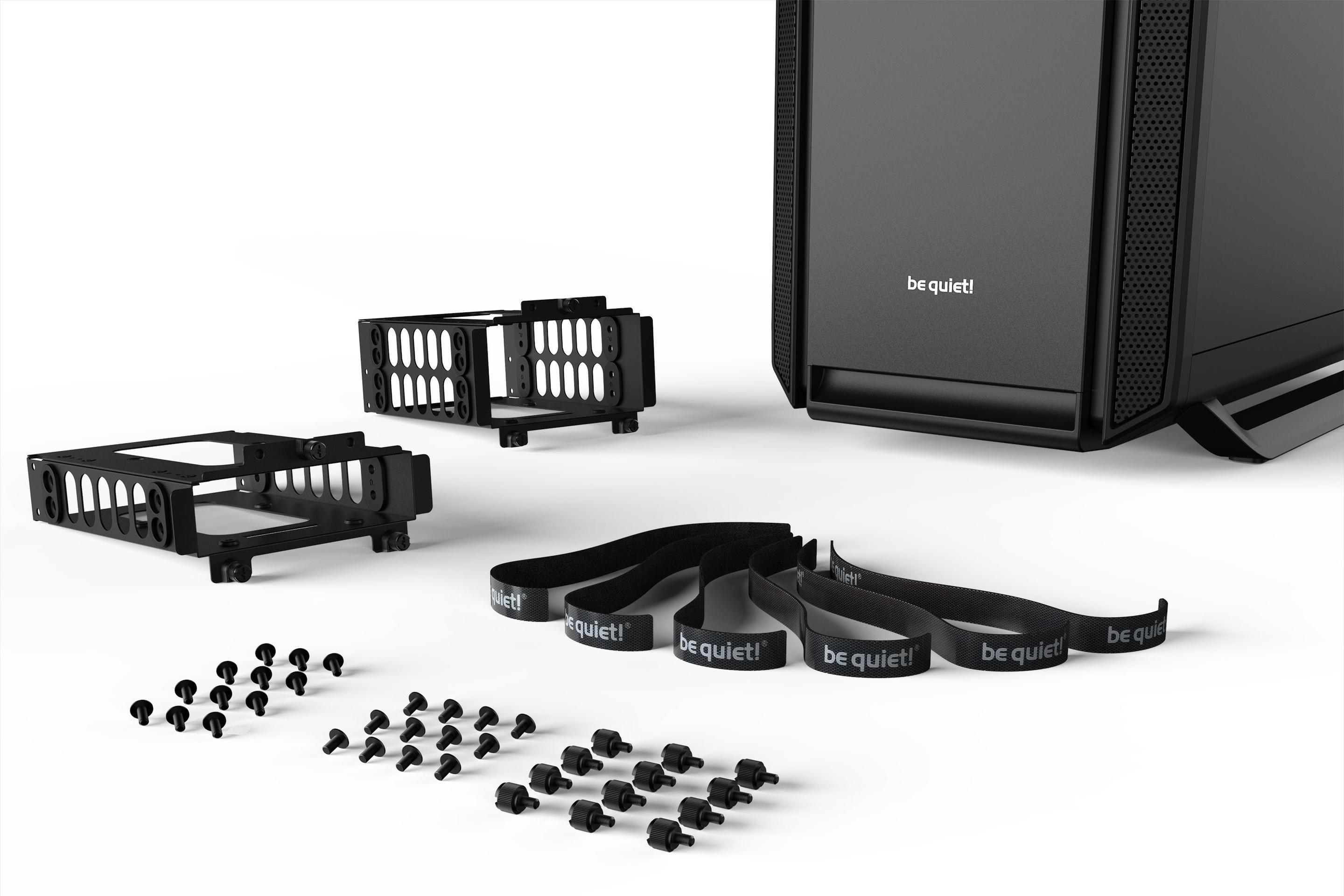 Caixa PC Extended-ATX BE QUIET! Silent Base 802 (Midi Tower - EATX, Mini-ITX, ATX, micro-ATX - 18,5 cm - Preto) — miniatura 8