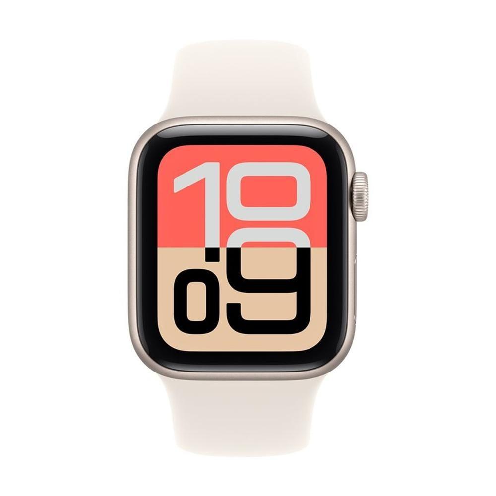 Smartwatch APPLE Watch SE 3 GPS (Retangular - watchOS 26 - Apple S10 - Luz das Estrelas)
