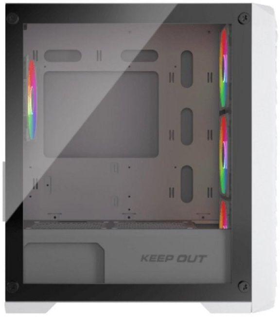 Caixa PC para Jogos KEEP OUT XC-220W Glass (Branco) — miniatura 4