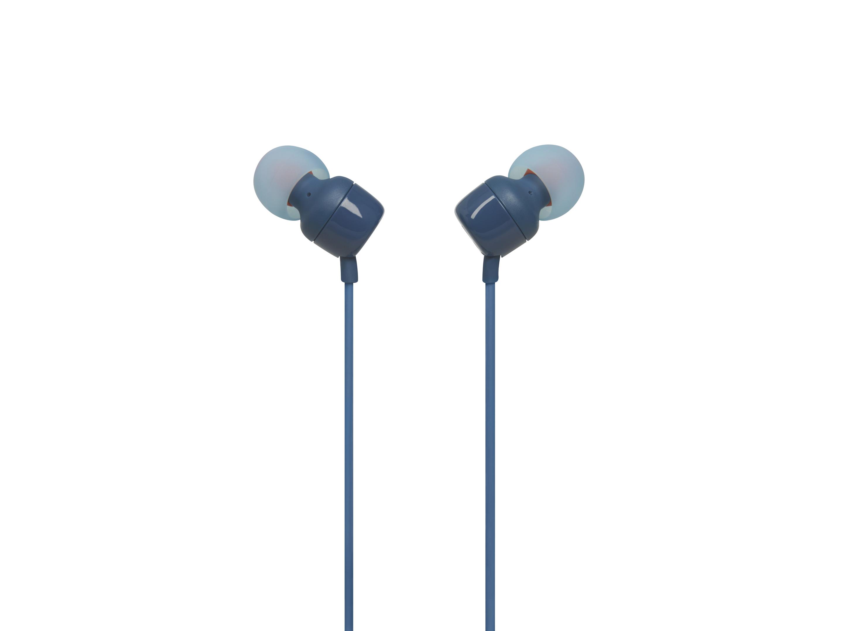 Auscultadores JBL Tune 110 (Binaural - Com fios - Intra-aural - Azul), miniatura 3