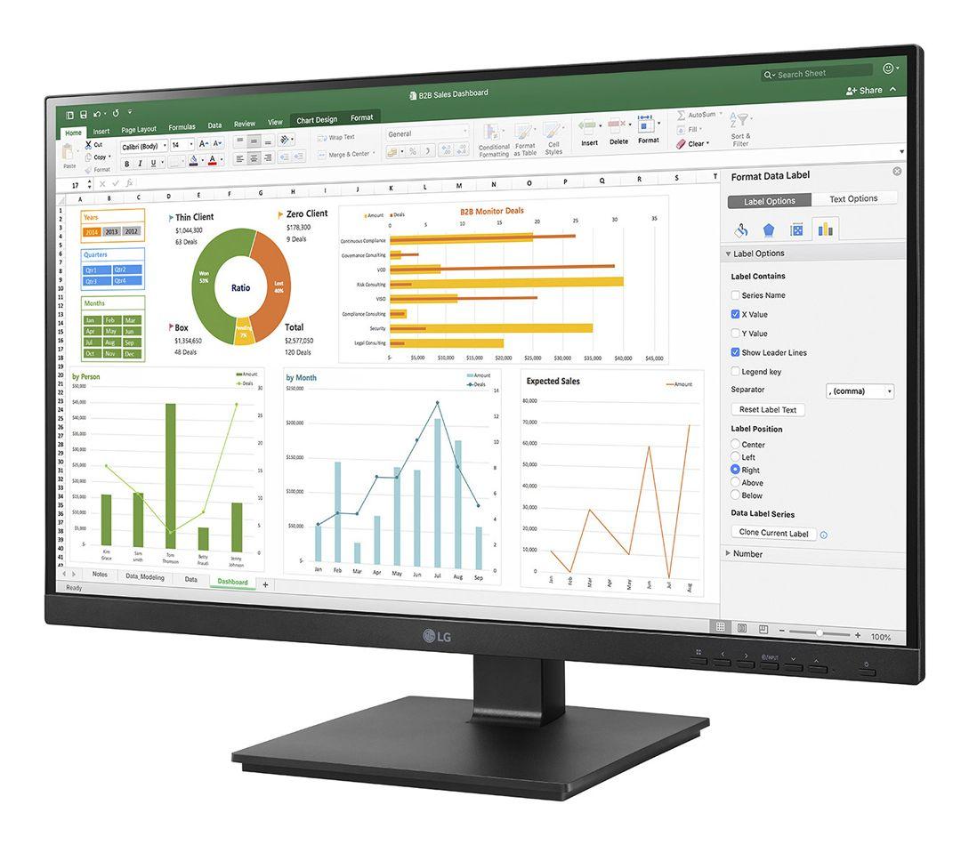 Monitor LG 27BN65Q-B Recondicionado (27" - IPS - 75 Hz - Preto), miniatura 2