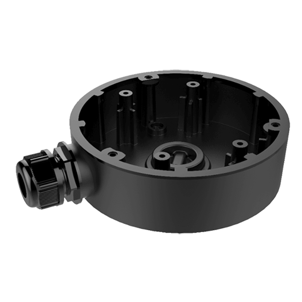 Caixa de Derivação para Câmara Dome HIKVISION DS-1280ZJ-DM46-BLACK (IP65 - Ø120 mm - Preto)