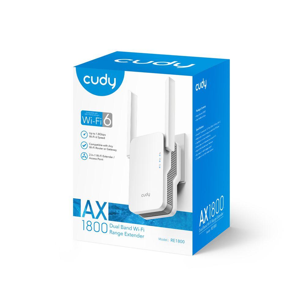 Repetidor Wi-Fi CUDY RE1800 (1200 Mbit/s - 1 RJ-45 - 1 unidade - Branco), miniatura 5