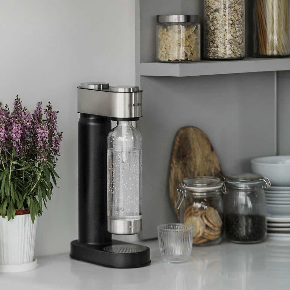 Máquina de Carbonatação de Água PHILIPS GoZero ADD4902BK/10 (Altura 42,35 cm - Preto), miniatura 4