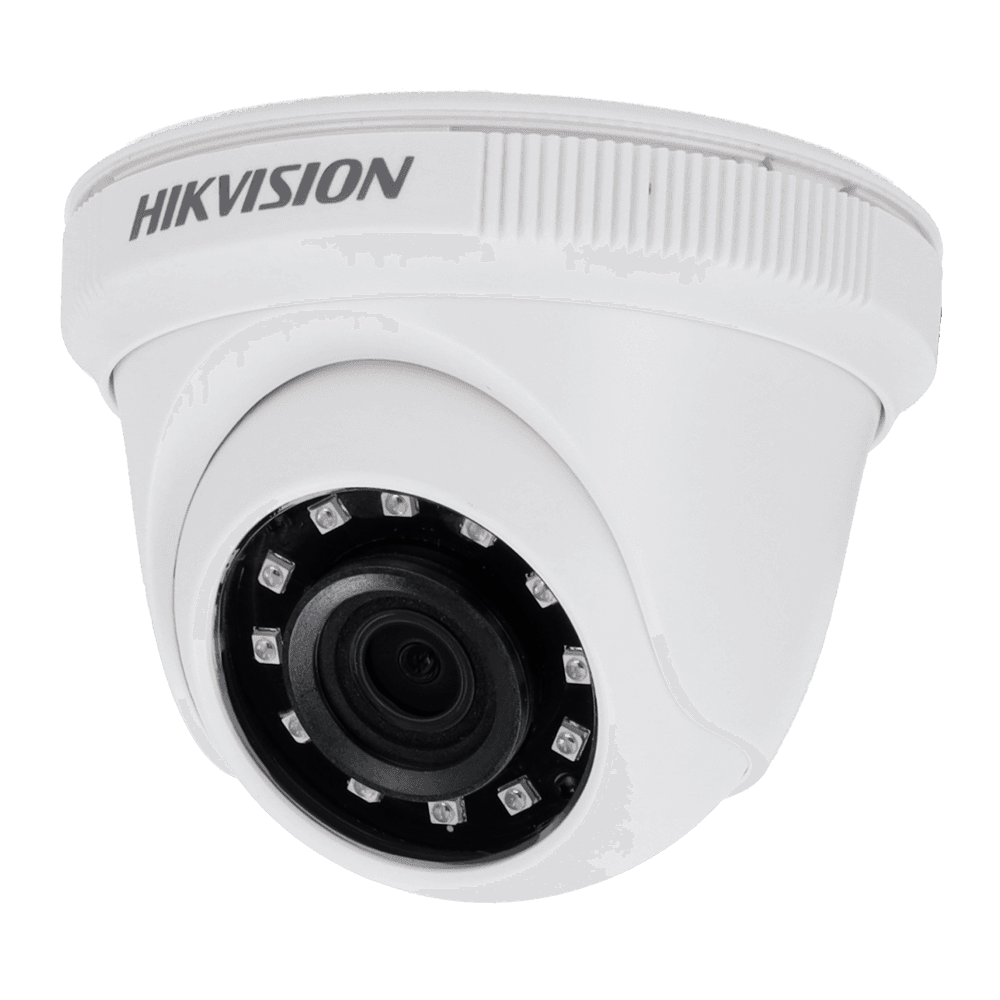 Câmara de Segurança Dome HIKVISION DS-2CE56D0T-IRPF(2.8mm)(C) (Teto/parede - 2 MP - 1920 x 1080 pixels - Branco)