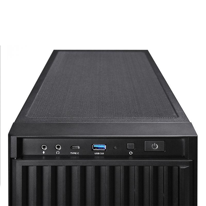 Caixa de Computador CHIEFTEC BW-01B-OP (ATX, Mini-ATX, Mini-ITX - Midi Tower - SGCC - Preto) — miniatura 8
