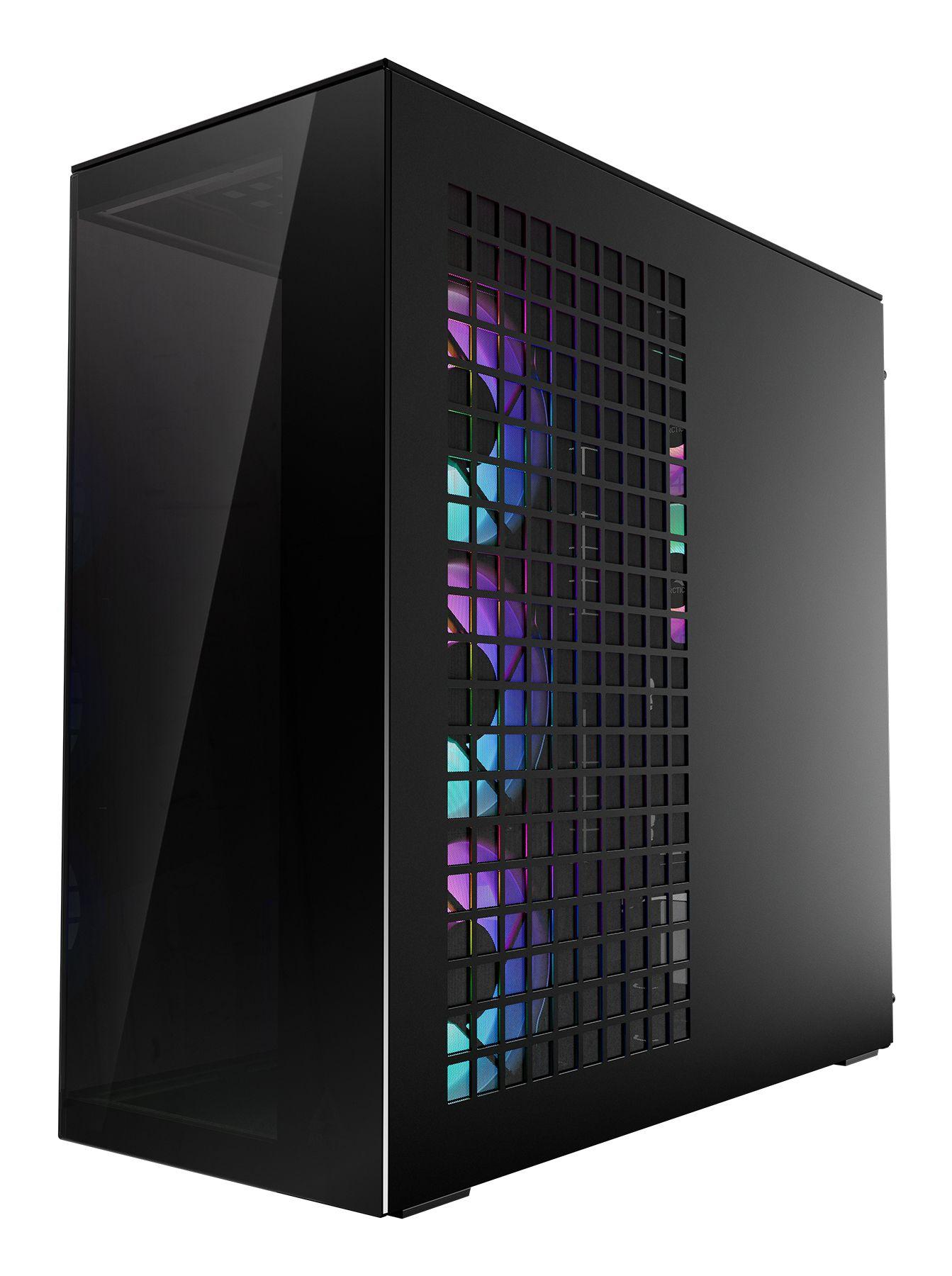 Caixa PC ARCTIC Xtender (EATX, ATX, micro-ATX, Mini-ITX - Midi Tower - Metal, Vidro temperado - Preto) — miniatura 3