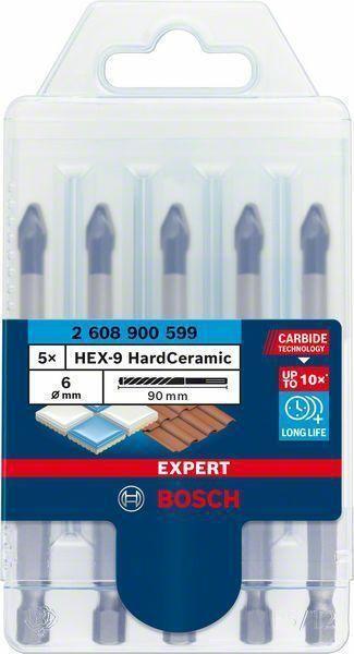 Conjunto de Brocas para Cerâmica e Telha BOSCH EXPERT HEX-9 HardCeramic (Cerâmica e telhas)