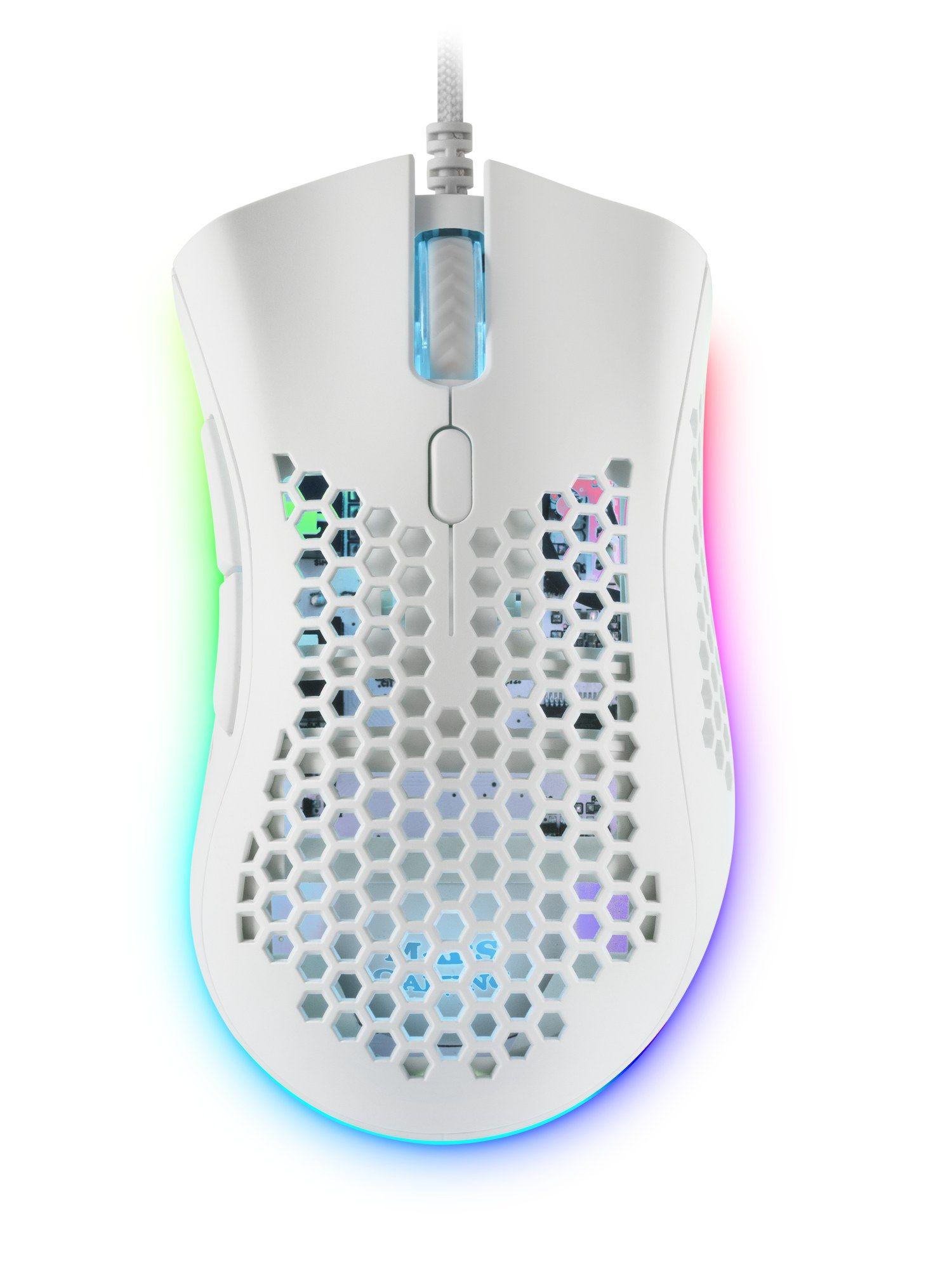Rato MARSGAMING MMEXW (Mão direita - 32000 DPI - Ótico - Branco), miniatura 2
