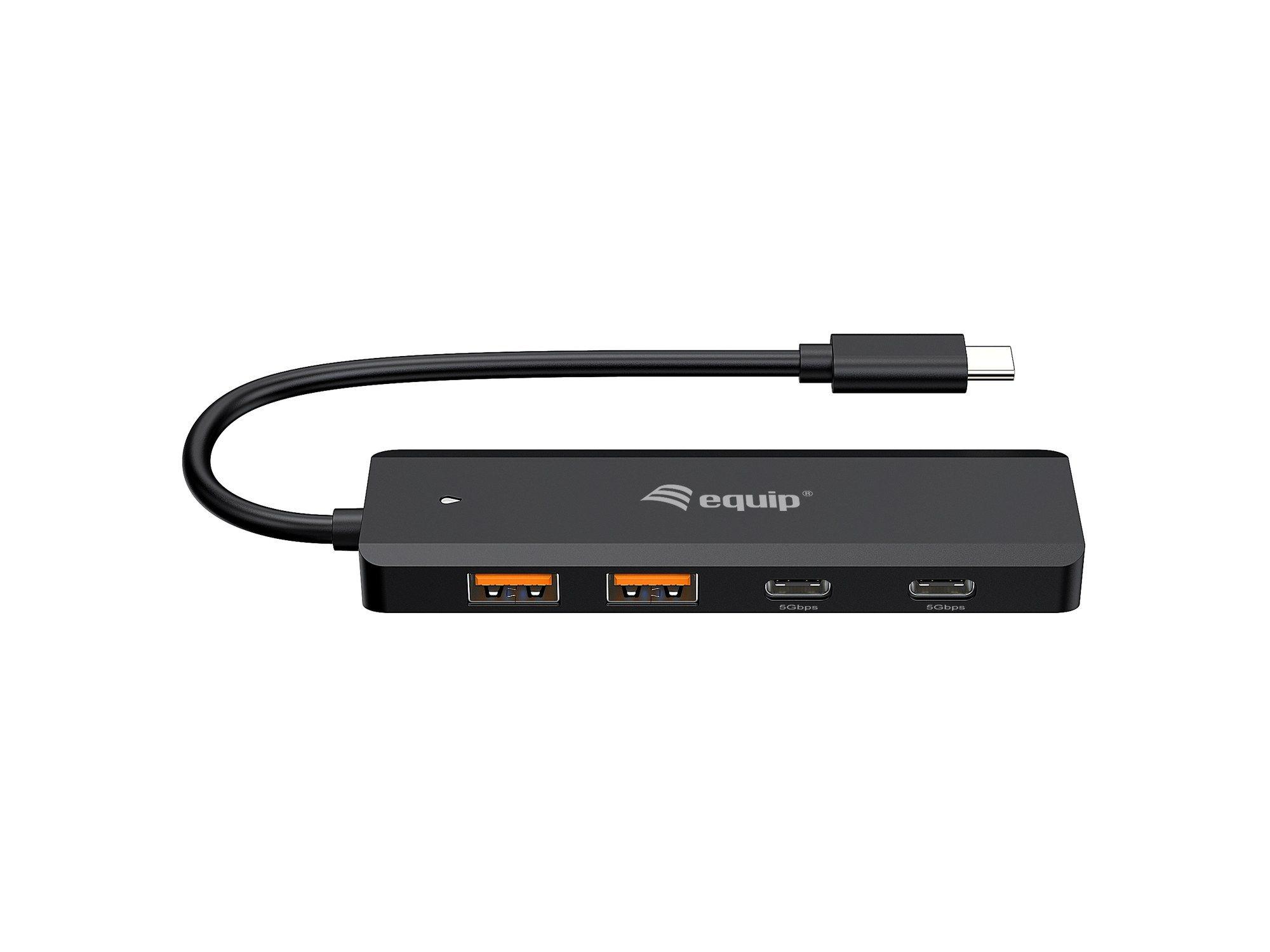 Hub USB-C EQUIP 128966 (0,18 m - Preto) — miniatura 3