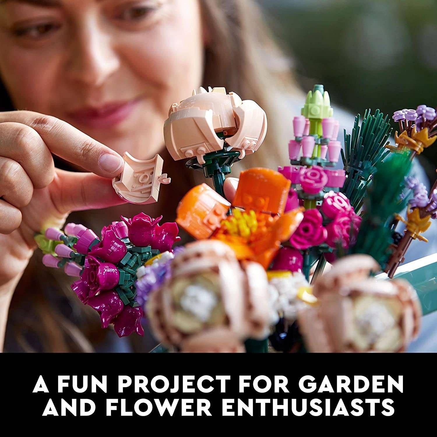 LEGO 10280 Icons Buquê de Flores (18+ anos - 756 peças) — miniatura 4