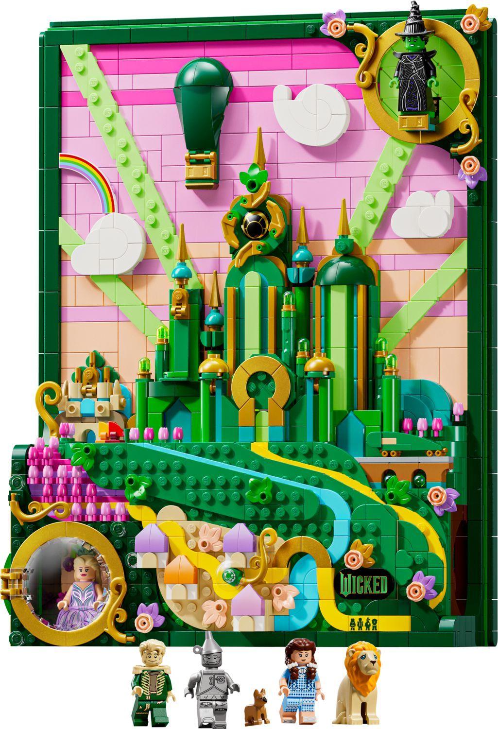 LEGO 75685 Wicked Arte de Parede de Emerald City (18+ anos - 1518 peças)