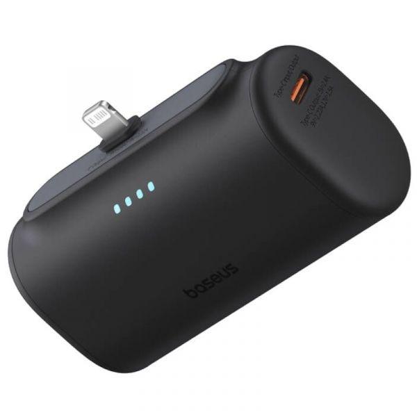 Powerbank BASEUS Compact IP (5000 mAh - 20 W - Lightning - Preto) — miniatura 2