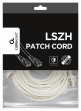 Cabo de Rede GEMBIRD PP6A-LSZHCU-W-10M (10 m - Cat.6A - RJ-45 - Branco)
