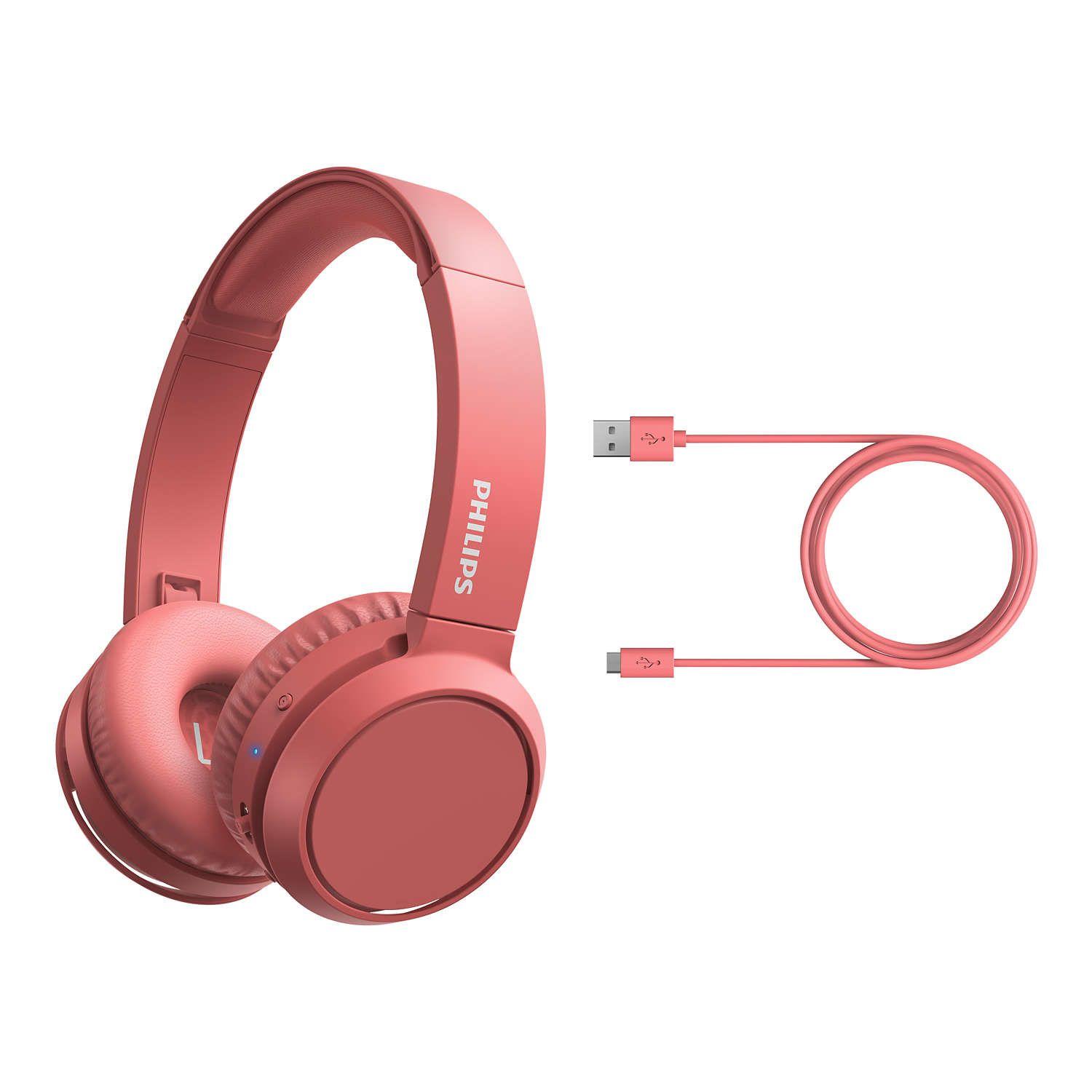 Auscultadores PHILIPS TAH4205RD/00 (Binaural - Sem fios - Supra-aural - Vermelho), miniatura 2