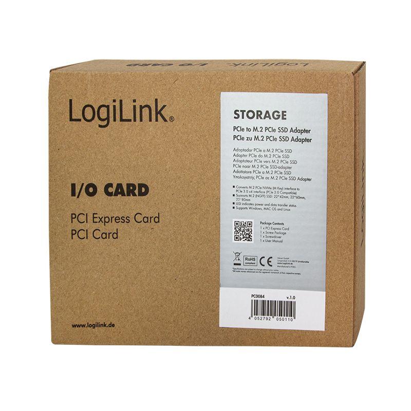 Placa Adaptadora PCIe para M.2 LOGILINK PC0084 (Verde), miniatura 3