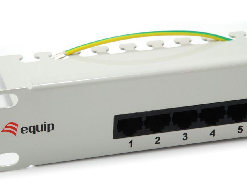 Painel de Patch EQUIP 125296 (25x RJ45 - Cat3 UTP - 1U - Cinzento) — miniatura 2