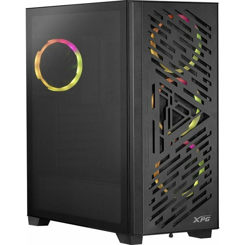 Caixa PC XPG LANDER5014A-BKCWW (ATX, E-ATX, ITX, Micro ATX - Midi Tower - SPCC, vidro temperado - Preto)